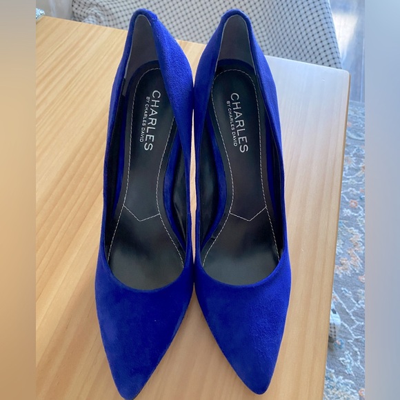 💙Charles David suede heels | Indigo Blue - Picture 2 of 7